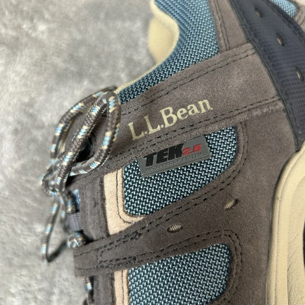 L.L. Bean Tek 2.5 Hiking Shoes Women's Size 8 Medium Vibram Low Top Waterproof